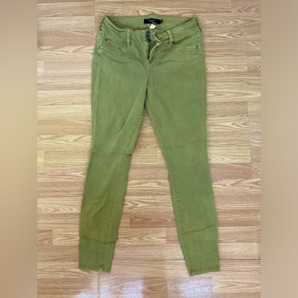 Torrid 16XT Green Skinny Jeans Jeggings